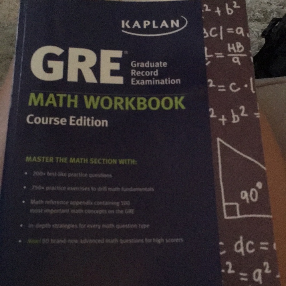 GRE math workbook